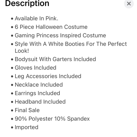 Video game princess 6 piece set - Picture 3 of 4